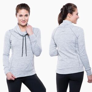 KUHL Gray Cowl Neck LÉA™ PULLOVER large